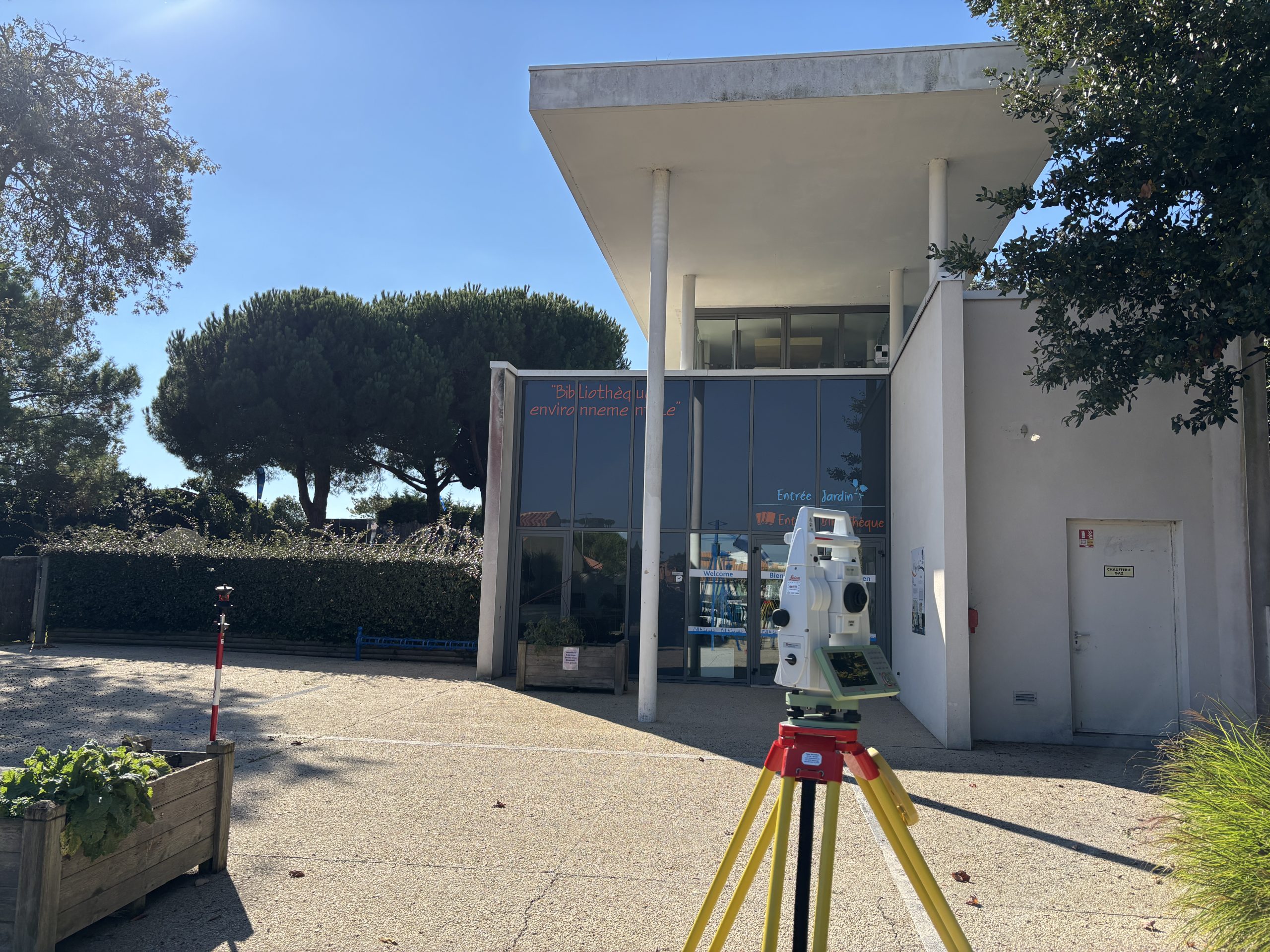 Relevé topographique du Jardin du Vent à Notre-Dame-de-Monts
