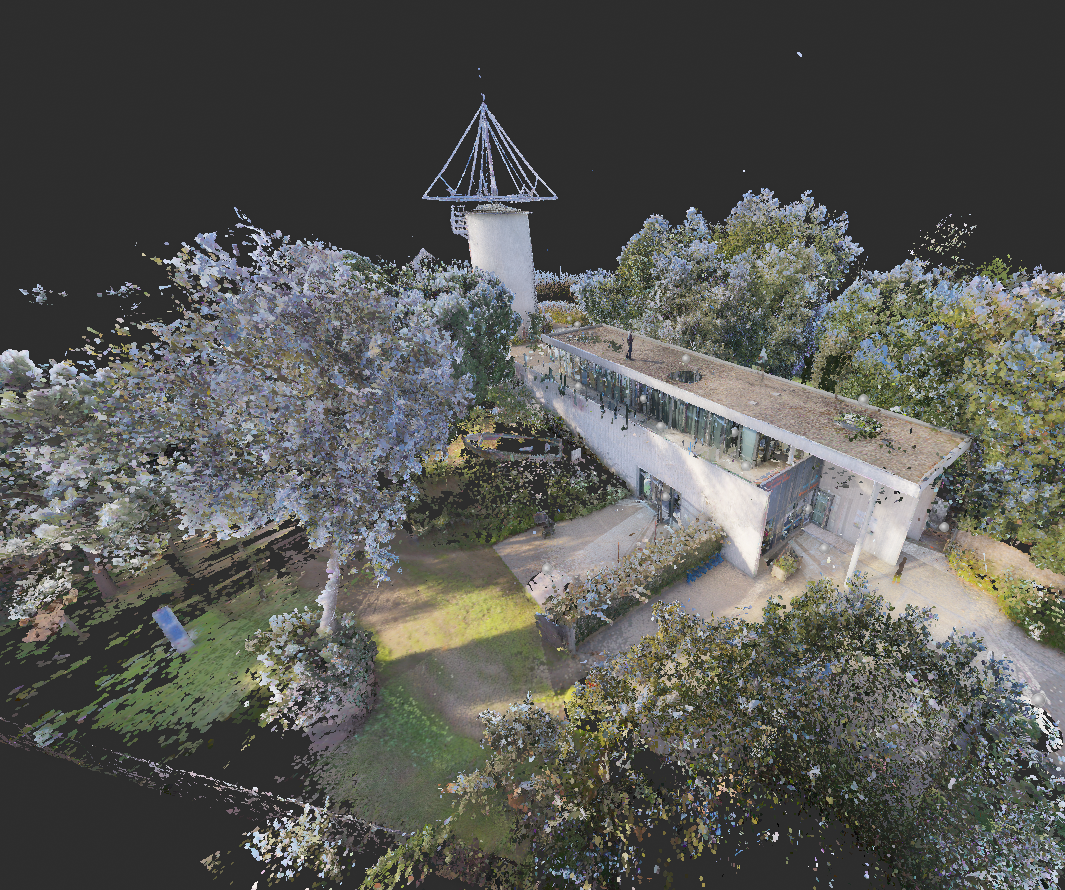 Scanner 3D utilisé pour le relevé intérieur à Notre-Dame-de-Monts